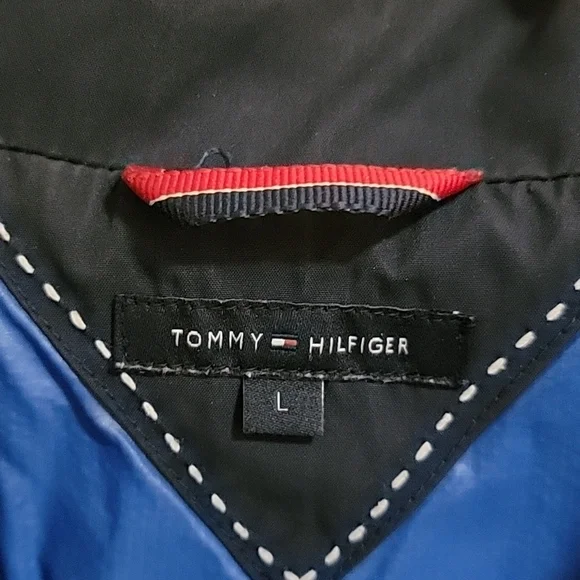 Tommy Hilfiger Light Zip Navy Blue Jacket - Picture 2 of 8